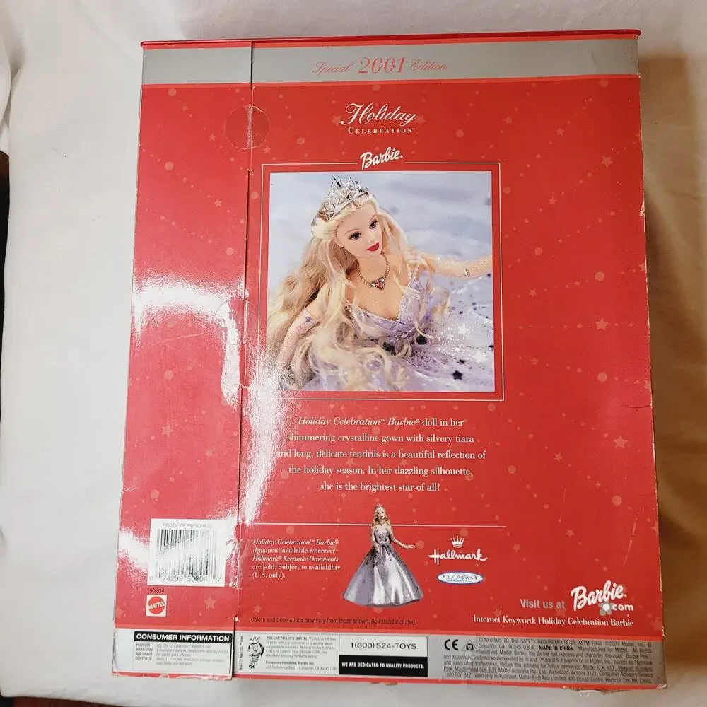 Barbie 2001 Holiday celebration in box doll